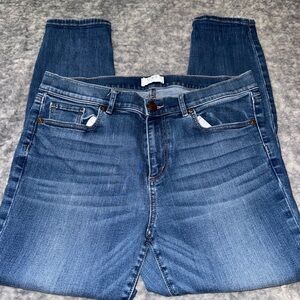 LOFT Women's Dark Blue Skinny Jeans